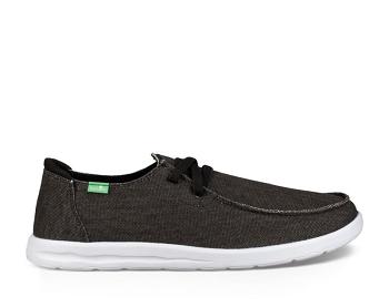 Sanuk Shaka Men's Shoes Black | Canada 238OKI